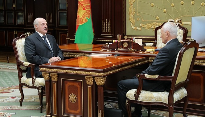 Александр Лукашенко и Григорий Рапота