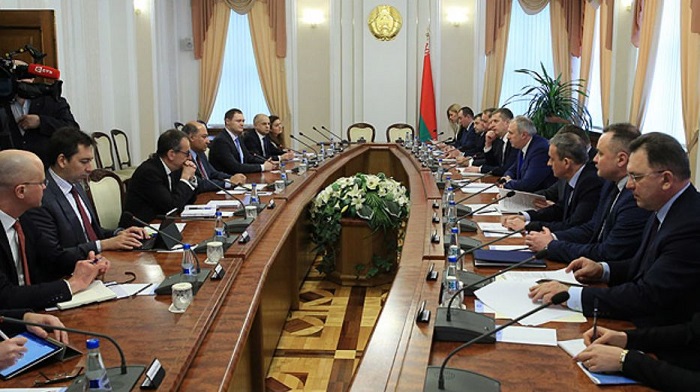 Встреча Премьер-министра Беларуси с президентом Европейского банка реконструкции и развития