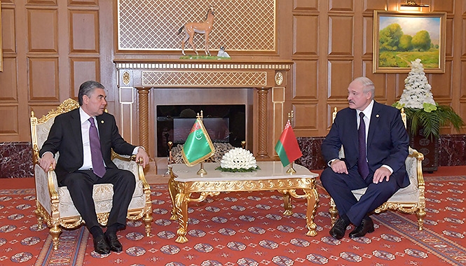 Встреча Александра Лукашенко с Президентом Туркменистана Гурбангулы Бердымухамедовым
