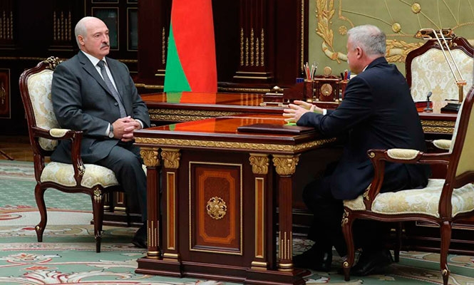 Александр Лукашенко и Станислав Зась