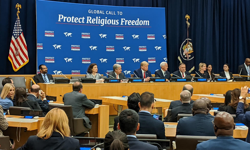Заседание «Глобальный призыв к защите религиозной свободы»
