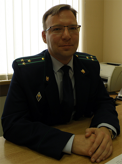Дмитрий Шаповалов, начальник отдела по надзору за исполнением законодательства и законностью правовых актов прокуратуры города Минска