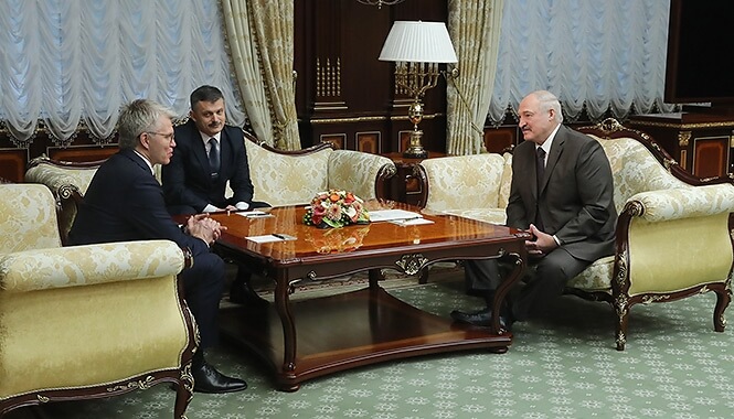 Состоялась встреча Александра Лукашенко с Министром спорта России Павлом Колобковым
