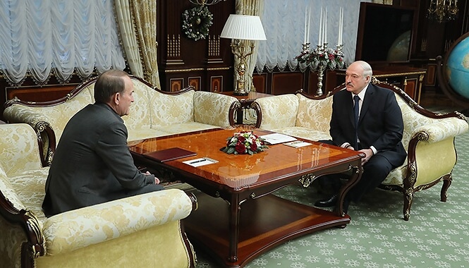 Александр Лукашенко провел встречу с украинским политическим и государственным деятелем Виктором Медведчуком