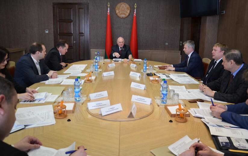 Совещание в Совете Республики Национального собрания Республики Беларусь