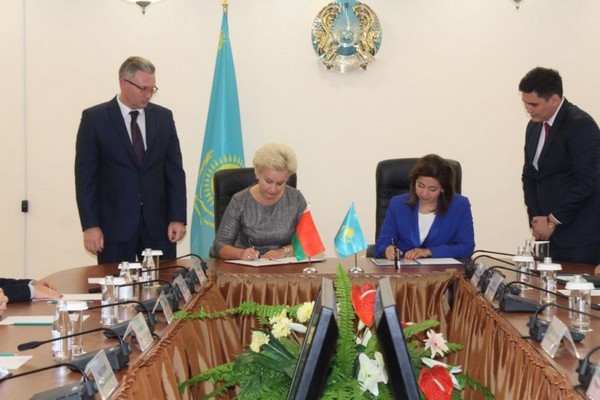 Визит Министра труда и социальной защиты Ирины Костевич в Республику Казахстан
