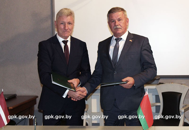 Рабочая встреча руководителей пограничных ведомств Беларуси и Латвии