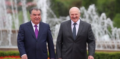 Эмомали Рахмон и Александр Лукашенко