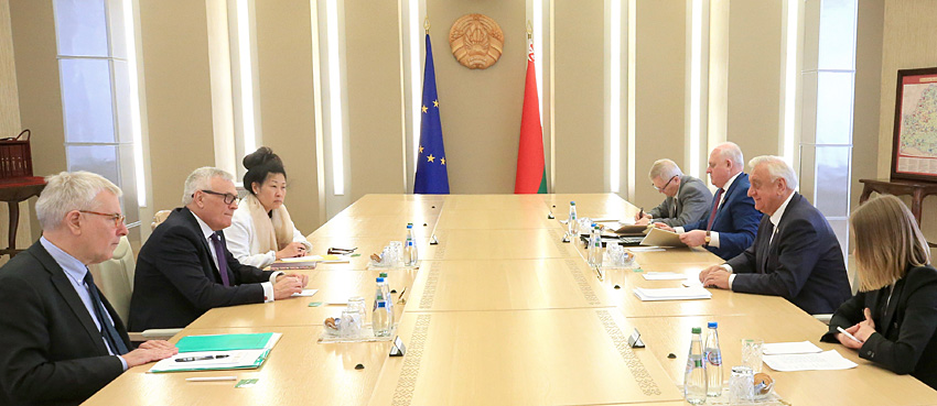 Михаил Мясникович встретился с председателем Конгресса местных и региональных властей Совета Европы
