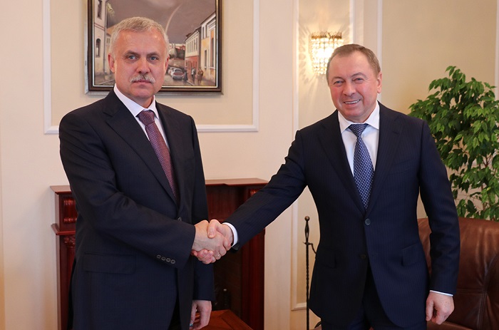 Встреча Министра иностранных дел Беларуси с Генеральным секретарем ОДКБ